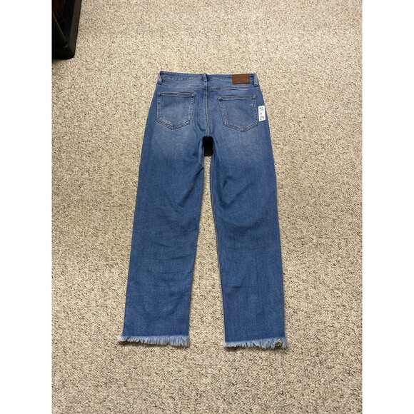 31 Buckle Hidden 90s High-Rise Straight Leg Raw Hem - Picture 5 of 8